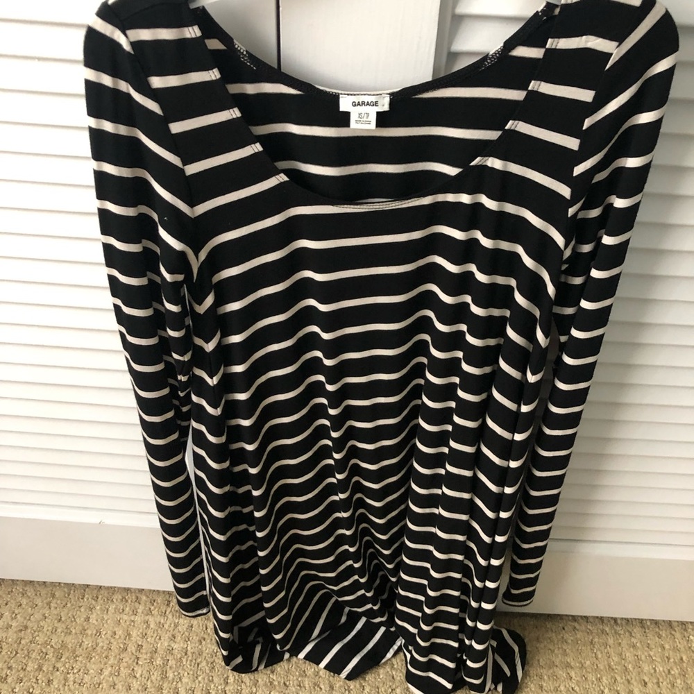 Black/White striped dress